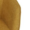 Jedálenská stolička - RHEA, Žltá látka – detail 11