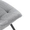 Jedálenská stolička - SAMARA, Sivá látka – detail 6