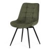 Jedálenská stolička - SAMARA, Zelená látka
