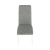 Jedálenská stolička - COLETA, Sivá látka – detail 7