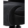 Kancelárske kreslo - SURI, Čierna látka – detail 10