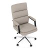 Kancelárske kreslo - AARON, Béžová ekokoža – detail 8