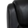 Kancelárske kreslo - ALFIE, Čierna ekokoža – detail 1