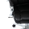 Kancelárske kreslo - ALFIE, Čierna ekokoža – detail 2