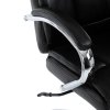 Kancelárske kreslo - ALFIE, Čierna ekokoža – detail 3