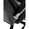 Kancelárske kreslo - ALFIE, Čierna ekokoža – detail 5