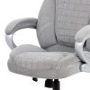 Kancelárske kreslo - ALTON, Strieborná látka – detail 7