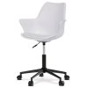 Kancelárska stolička - TIA, Biela plast