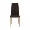 Jedálenská stolička - COLETA, Tmavohnedá látka – detail 3