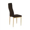 Jedálenská stolička - COLETA, Tmavohnedá látka – detail 6