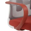 Kancelárska stolička - ZARA, Červená sieťovina – detail 5