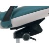 Kancelárske kreslo - BECK, Modrá ekokoža – detail 2