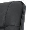 Kancelárske kreslo - ZELIA, Čierna látka (imitácia kože) – detail 16