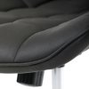 Kancelárske kreslo - ZELIA, Čierna látka (imitácia kože) – detail 8