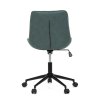 Kancelárske kreslo - ZELIA, Zelená látka (imitácia kože) – detail 6