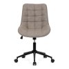 Kancelárske kreslo - ZELIA, Béžová látka (imitácia kože) – detail 1