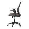 Kancelárska stolička - ZENOBIA, Čierna sieťovina – detail 3