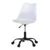 Kancelárska stolička - AMIA, Biela plast