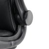 Kancelárske kreslo - BRODY, Čierna ekokoža – detail 12