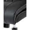 Kancelárske kreslo - BRODY, Čierna ekokoža – detail 7