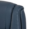 Kancelárske kreslo - BRODY, Modrá ekokoža – detail 16