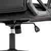 Kancelárske kreslo - BRUNO, Čierna ekokoža – detail 17