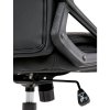 Kancelárske kreslo - BRUNO, Čierna ekokoža – detail 18