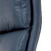 Kancelárske kreslo - BRUNO, Modrá ekokoža – detail 12