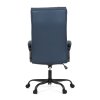Kancelárske kreslo - BRUNO, Modrá ekokoža – detail 6