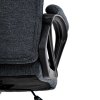 Kancelárske kreslo - BYRON, Čierna látka – detail 12