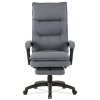 Kancelárske kreslo - CALUM, Šedá látka – detail 1