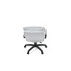 Kancelárske kreslo - CALUM, Strieborná látka – detail 15