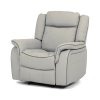 Elektricky polohovacie kreslo - DENVER, Béžová ekokoža