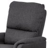 Polohovacie kreslo - DORIAN, Sivá látka – detail 9
