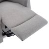 Polohovacie kreslo - EOIN, Sivá látka – detail 18
