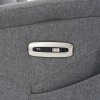 Elektricky polohovacie kreslo - EVAN, Šedá látka – detail 14