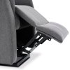 Elektricky polohovacie kreslo - EVAN, Šedá látka – detail 18