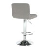 Barová stolička - KANDY, Sivohnedá látka – detail 4