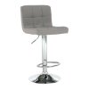 Barová stolička - KANDY, Sivohnedá látka