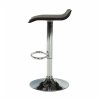 Barová stolička - LARIA, Čierna ekokoža – detail 10