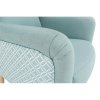 Ušiakové kreslo - BELEK, Mentolová látka – detail 10