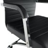Kancelárske kreslo - FARAN, Čierna ekokoža – detail 12