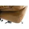 Kancelárske kreslo - DRAKE, Hnedá ekokoža – detail 9