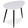 Konferenčný stolík – GONTI, Biely - detail5