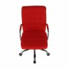 Kancelárske kreslo - MORGEN, Červená látka – detail 14