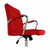 Kancelárske kreslo - MORGEN, Červená látka – detail 7