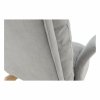 Relaxačné kreslo s podnožkou - ZANDER, Sivá látka – detail 7