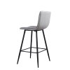 Barová stolička - TORANA, Sivá látka – detail 1