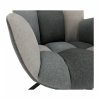 Otočné kreslo - KOMODO, Patchwork látka – detail 14