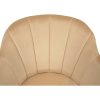 Otočné kreslo - DALIO, Béžová látka – detail 13